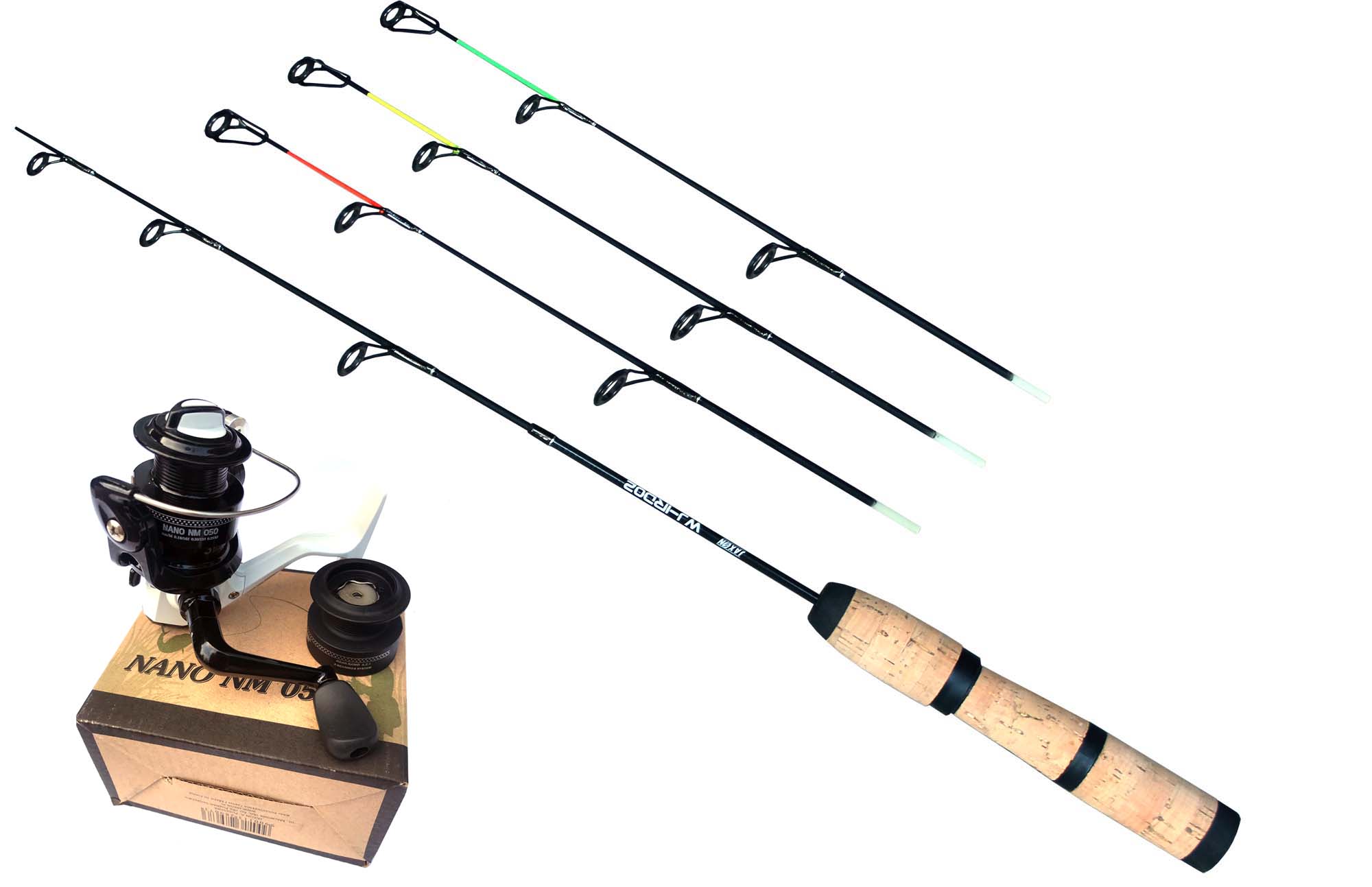 Eisangelset Jaxon Eisangel Eisrute 3 Spitzen Eisrolle Nano 50M